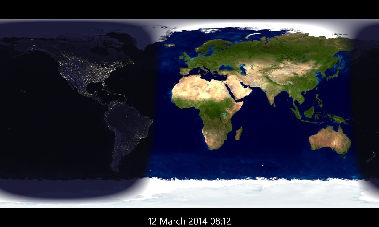 Current Day And Night Map Day / Night Map A Reminder Of Our Ever-Rotating Planet