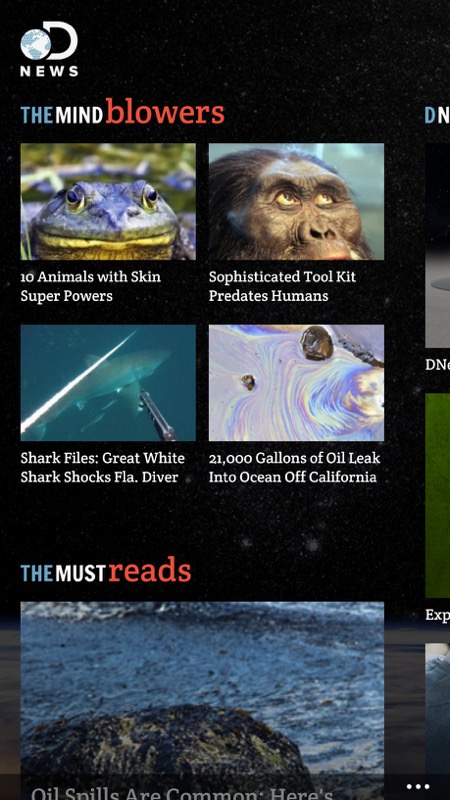 Screenshot, Discovery News