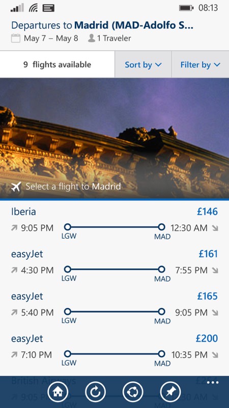 Expedia screenshot