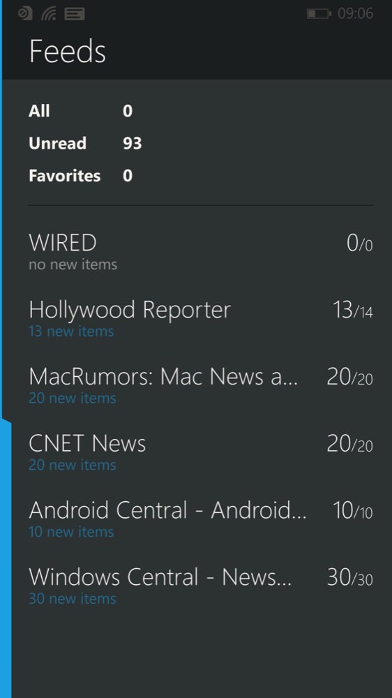 Fedora Reader screenshot