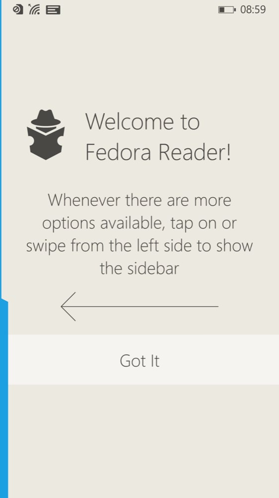 Fedora Reader screenshot