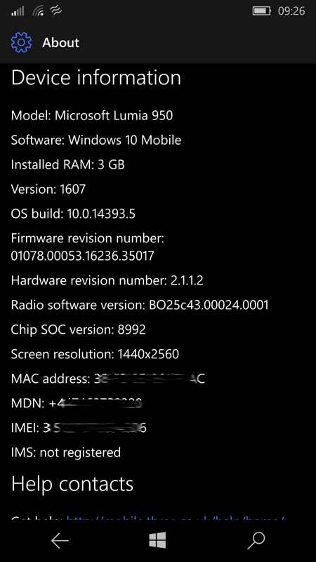 Screenshot, firmware