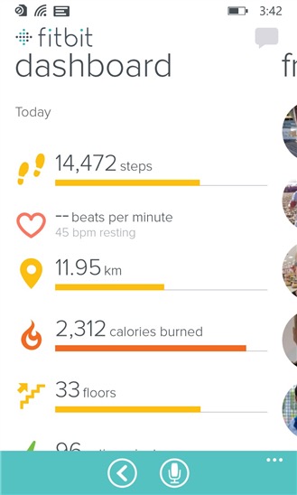 Screenshot, Fitbit