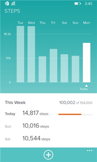 Screenshot, Fitbit