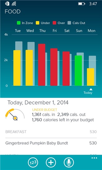 Screenshot, Fitbit