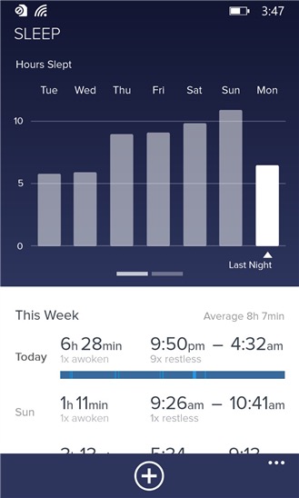 Screenshot, Fitbit