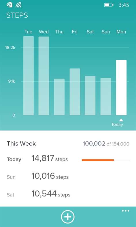 Screenshot, Fitbit for Windows 10