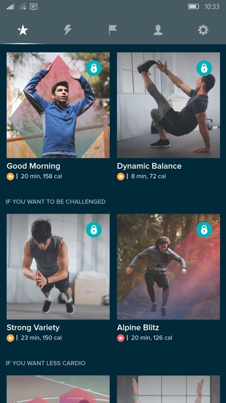 Screenshot, Fitbit Coach