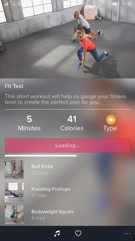 Screenshot, Fitbit Coach