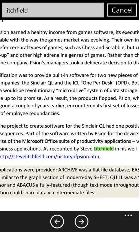 Screenshot, Foxit Mobile PDF