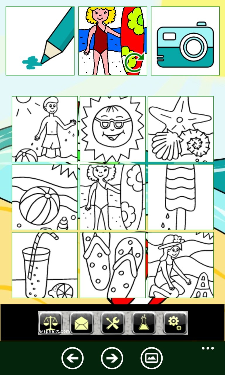 Screenshot, Fun Colouring Book