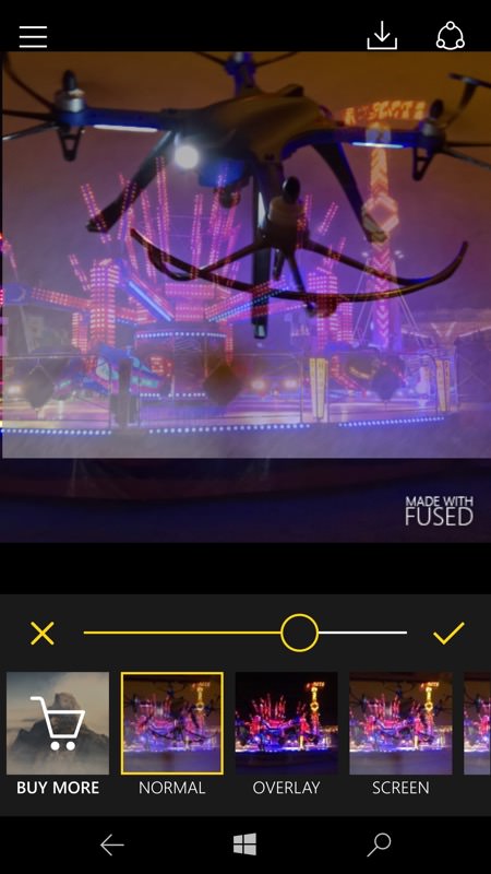 Fused UWP screenshot