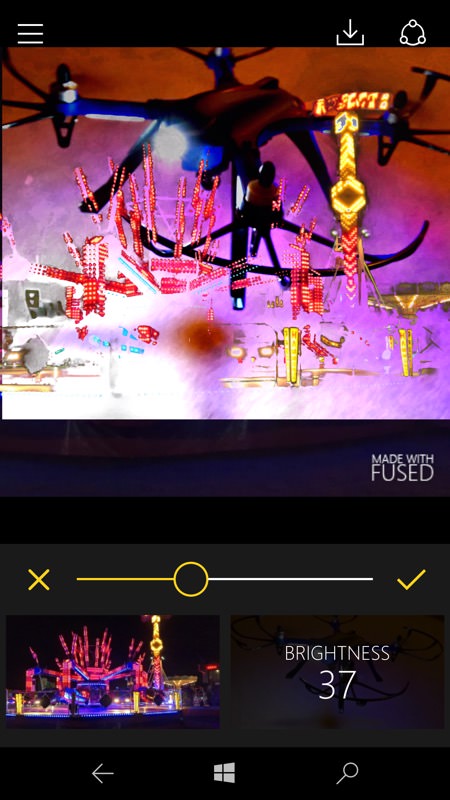 Fused UWP screenshot