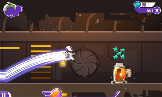 Screenshot, Galactic Rush