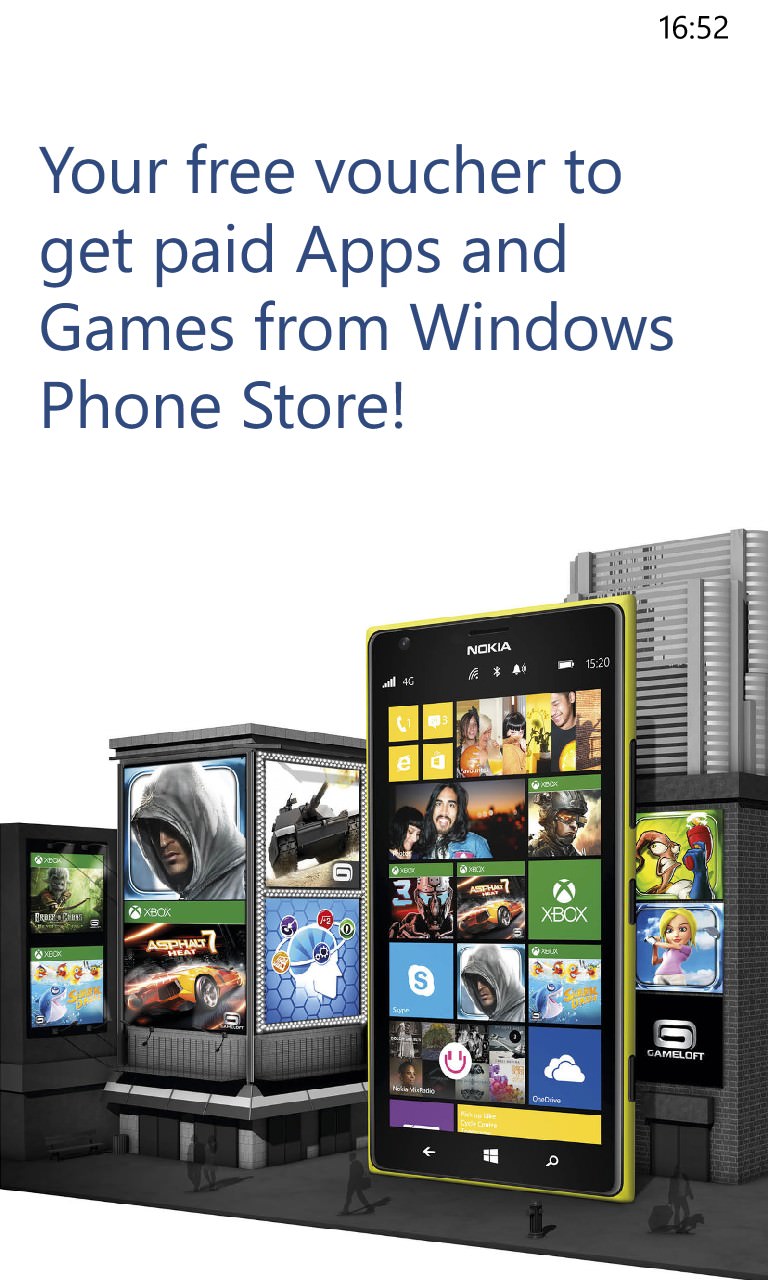 Screenshot, Gift Voucher from Nokia