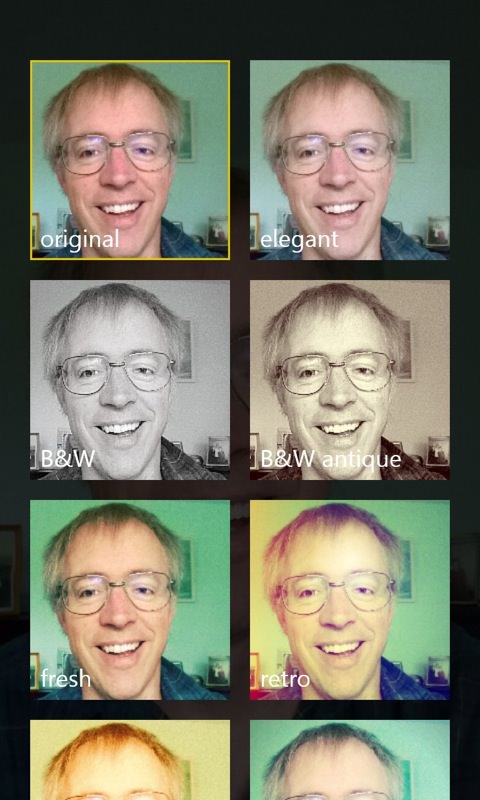 Lumia Selfie screenshot