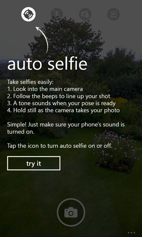 Lumia Selfie screenshot