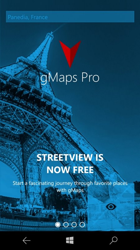 Screenshot, gMaps Pro