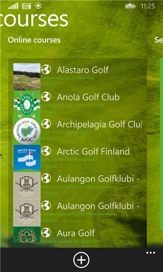 Screenshot, Golftracker