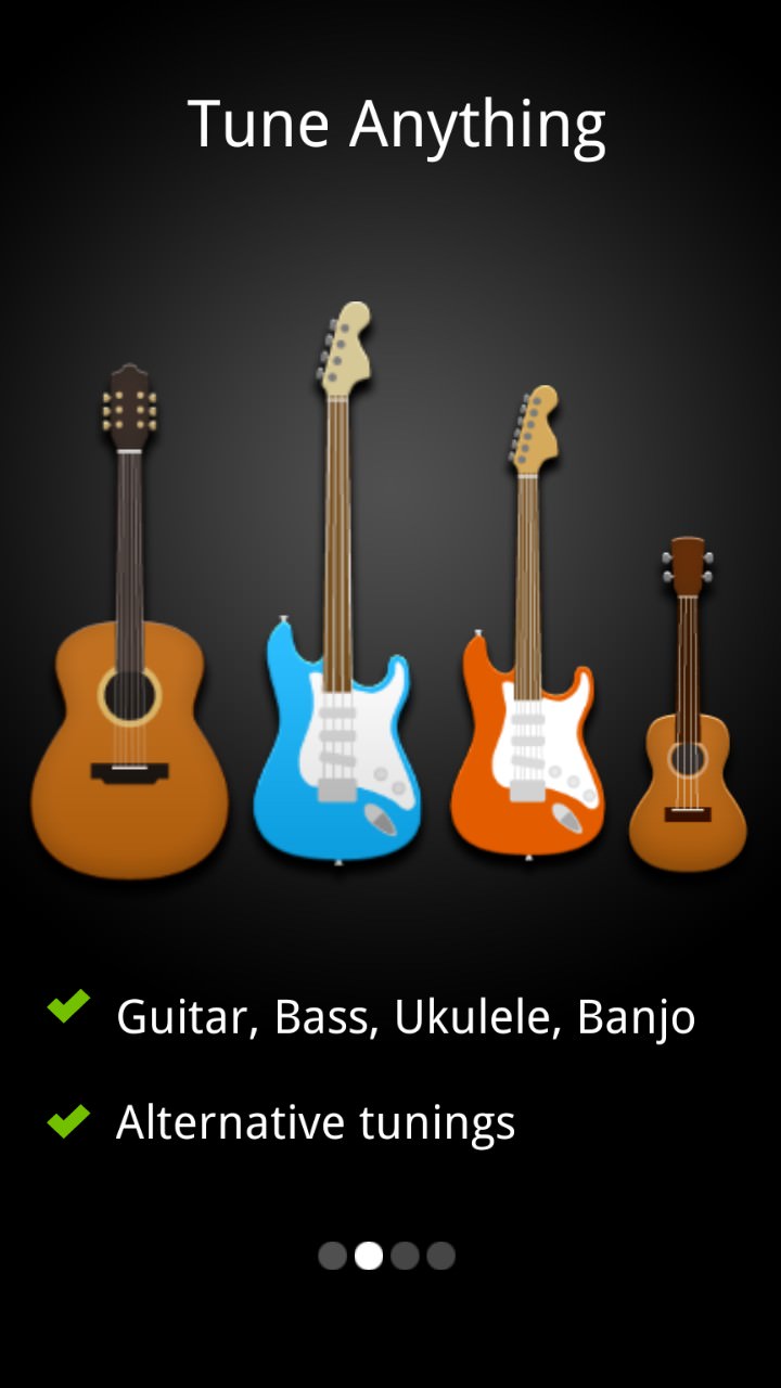Screenshot, Guitar Tuna for Windows Phone