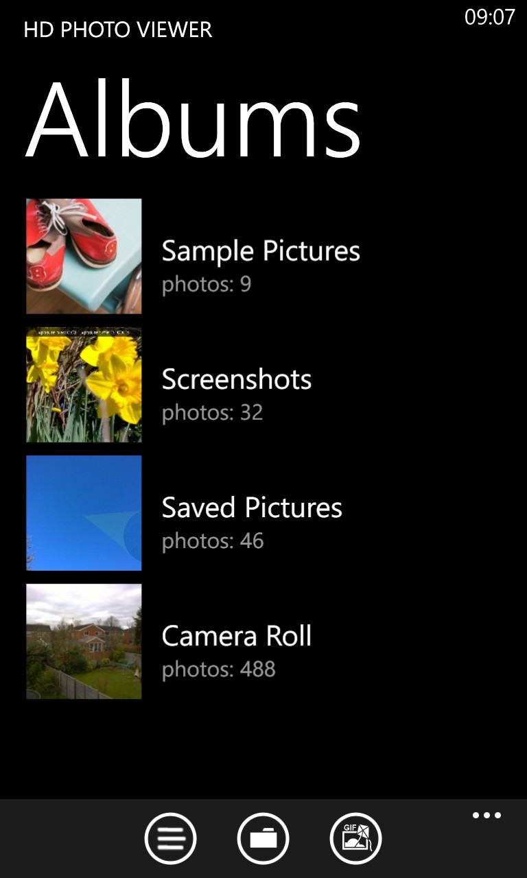 Screenshot, HD Photo Viewer