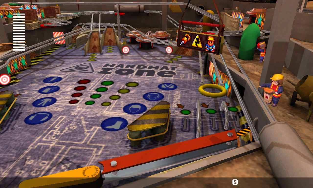 Screenshot, Pinball League: HardHat Zone