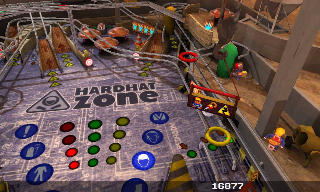 Screenshot, Pinball League: HardHat Zone