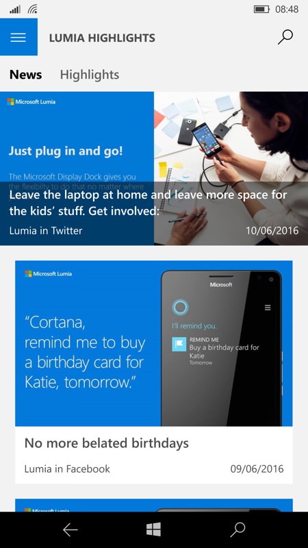 Lumia Highlights screenshot