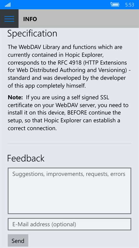 Screenshot, Hopic Explorer