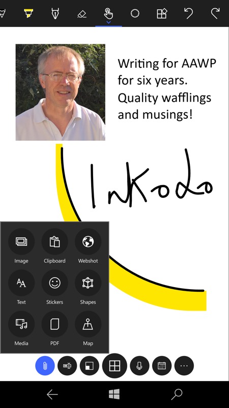 Inkodo UWP screenshot