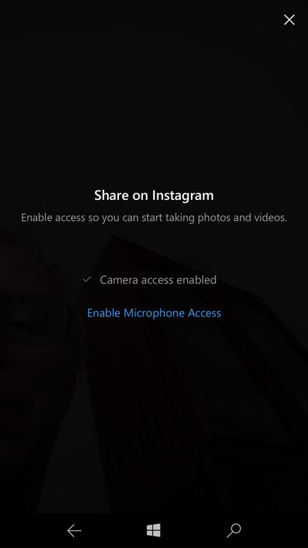 Screenshot, Instagram for Windows 10