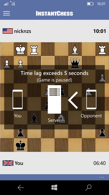 Screenshot, InstantChess