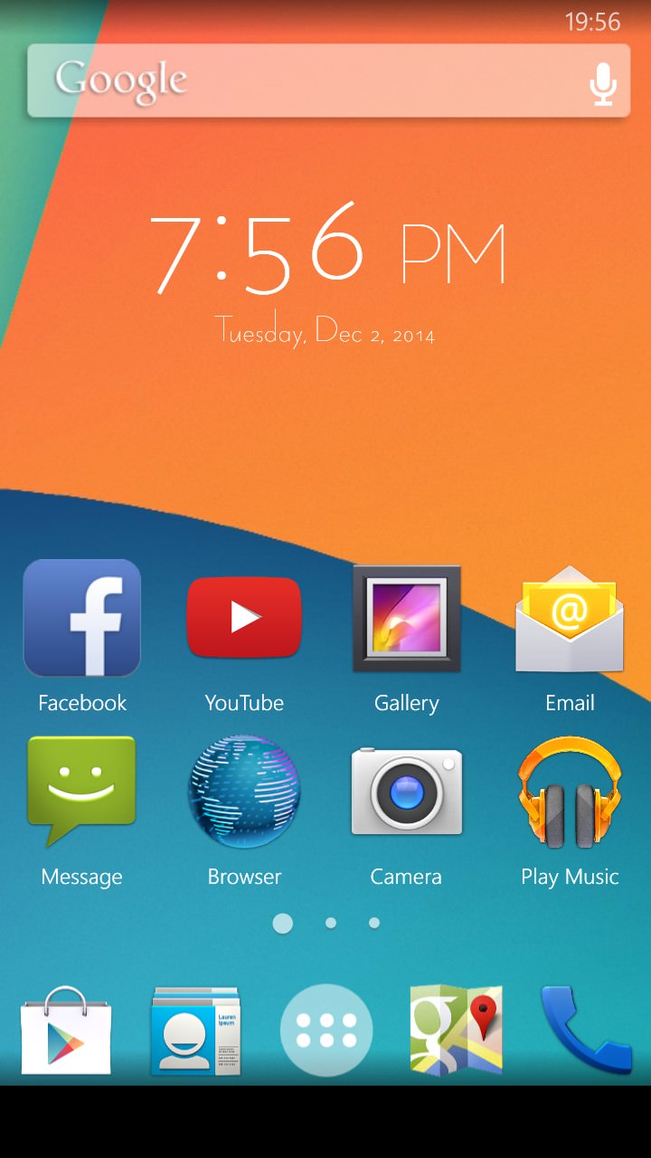 Screenshot, Kitkat Launcher