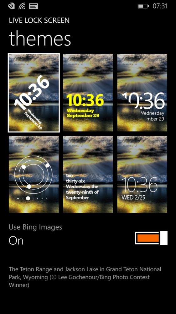 Screenshot, Live Lock Screen BETA