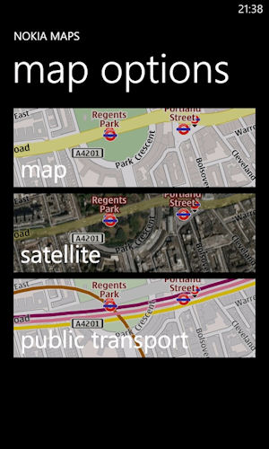 Nokia Maps screenshot