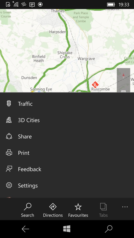 Screenshot, Windows 10 Maps