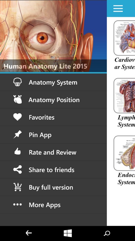 Screenshot, medical apps