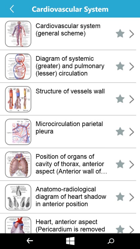 Screenshot, medical apps
