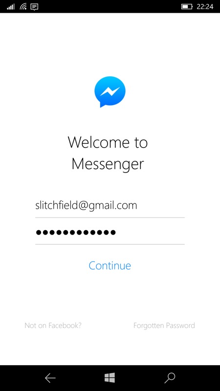 Screenshot, Messenger