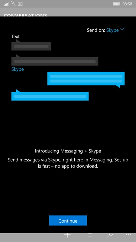 Messaging / Skype screenshots