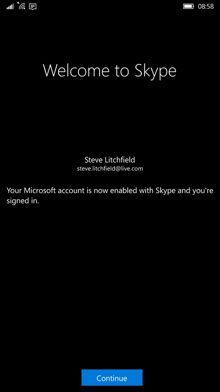 Messaging / Skype screenshots