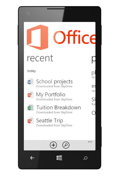 Office on Windows Phone 8