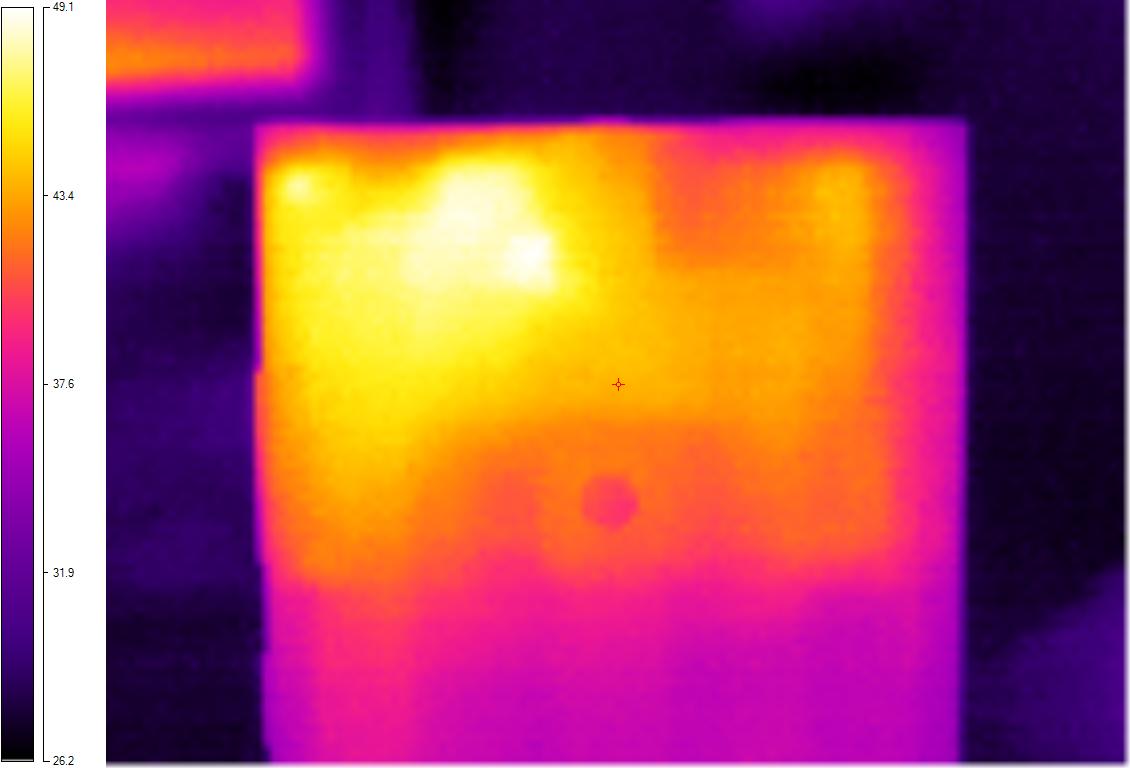 Thermal image of hot Lumia 920