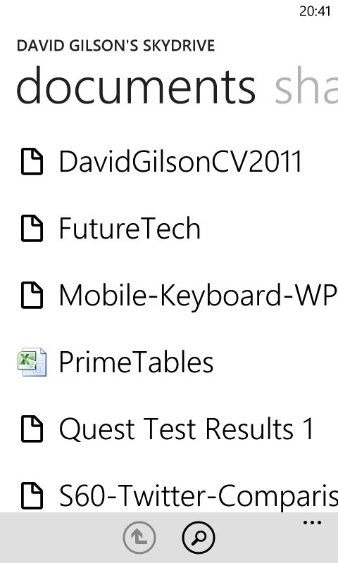 ODF on WP7