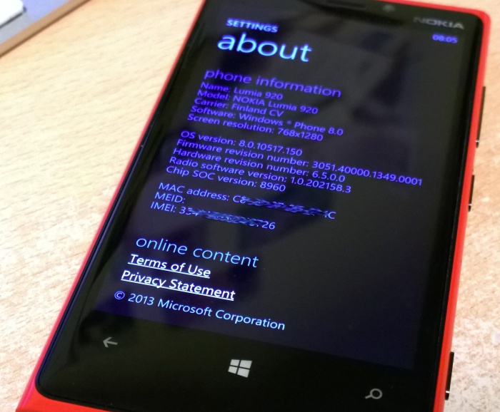 nokia lumia 920 update