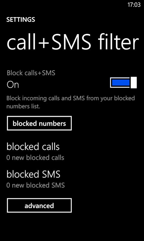 Call blocking