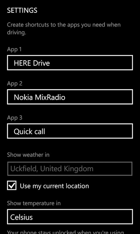 Nokia Car App
