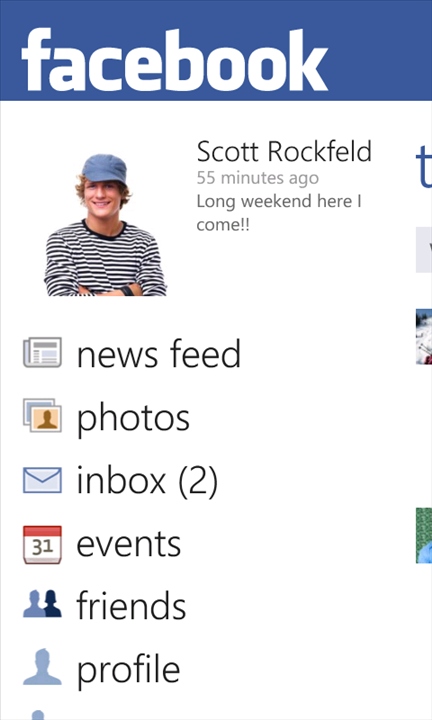 Facebook 2.2 on Windows Phones