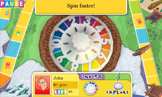the game of life spinner