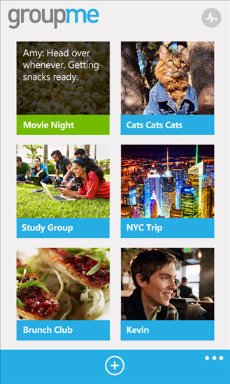 GroupMe screenshot